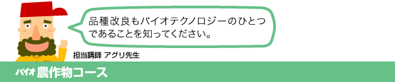 バイオ農作物コース